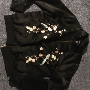 Forever21 Embroidered Jacket